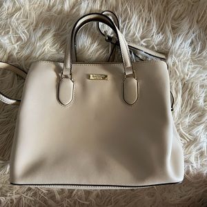 Kate Spade small handbag/shoulder bag crème exterior with light pink interior
